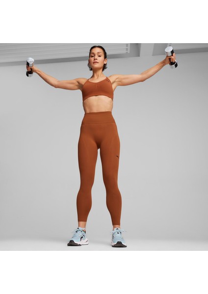Move Shapeluxe Seamless Kadın Kahverengi Antrenman Bra.81