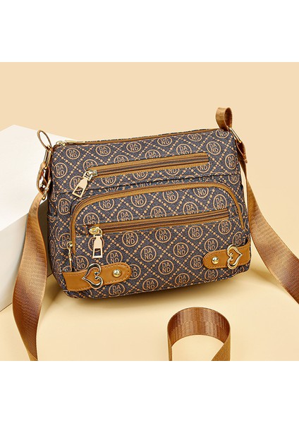 Çantalar, Bayan Çantaları, El Çantaları, Yeni Çapraz Çantalar, Orta Yaşlı ve Yaşlı Baskılı Küçük Kare Çantalar, Kadın Omuz Çantaları (Yurt Dışından)