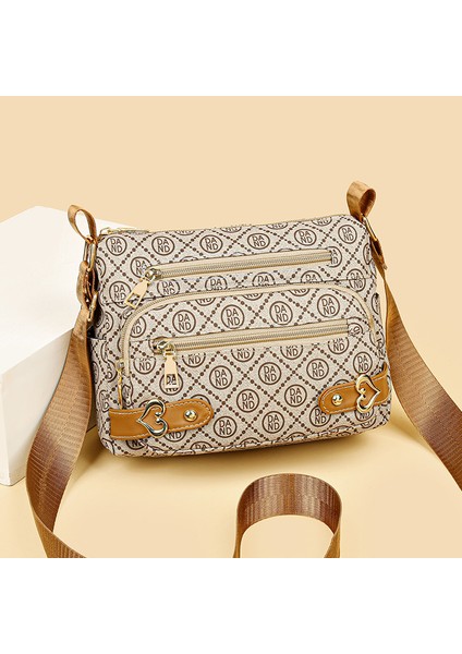 Çantalar, Bayan Çantaları, El Çantaları, Yeni Çapraz Çantalar, Orta Yaşlı ve Yaşlı Baskılı Küçük Kare Çantalar, Kadın Omuz Çantaları (Yurt Dışından)