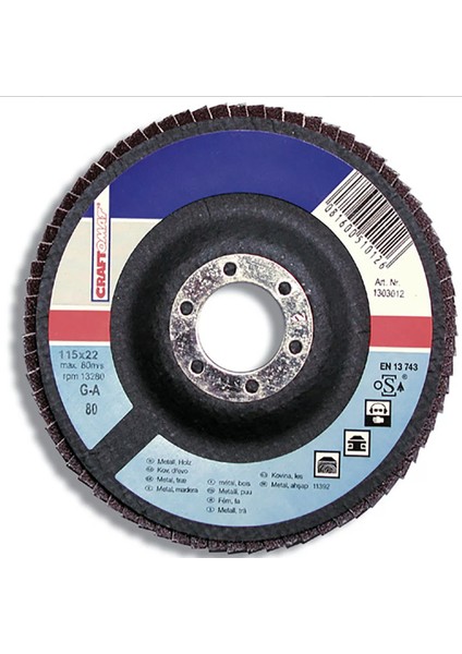 10'lu Kesici Disk 115 mm Metal Mavi