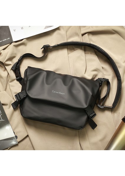 Perakende Rahat Çok Yönlü Erkek Askılı Çanta Moda Marka Moda Açık Crossbody Çanta Çift Çanta Bisiklet Çantası (Yurt Dışından)