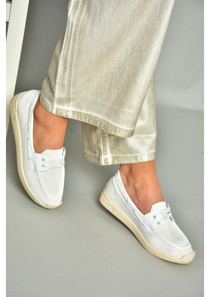 S374610304 Beyaz Kumaş Günlük Kadın Ayakkabı fiyatları