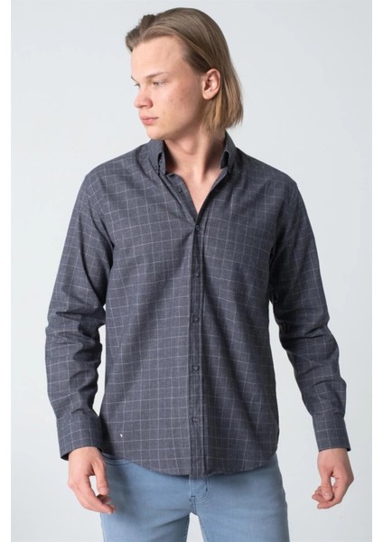 Cedric Uzun Kol Cepli Gömlek