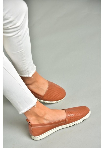 P555031503 Taba Deri Kadın Ayakkabı fırsatları