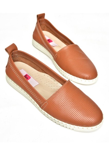 P555031503 Taba Deri Kadın Ayakkabı indirimleri