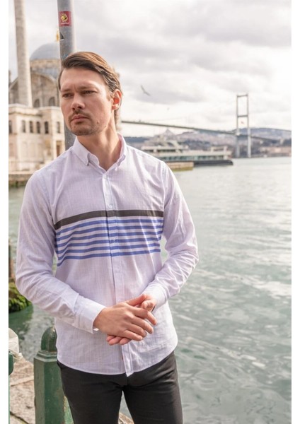 Brian Uzun Kol Gömlek