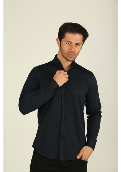 Erkek Giyim Gömlek 13222 Lacivert modelleri