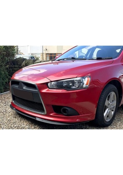 Mitsubishi Lancer Uyumlu Ön Tampon Eki Cupra Lip Mat Siyah Body Kit