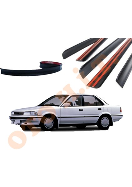 Toyota Corolla 88-92 Uyumlu Bagaj Üstü Spoiler Mat Siyah fiyatları