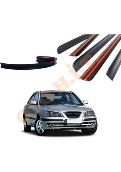 Hyundai Elantra 02-06 Uyumlu Bagaj Üstü Spoiler Mat Siyah fiyatları