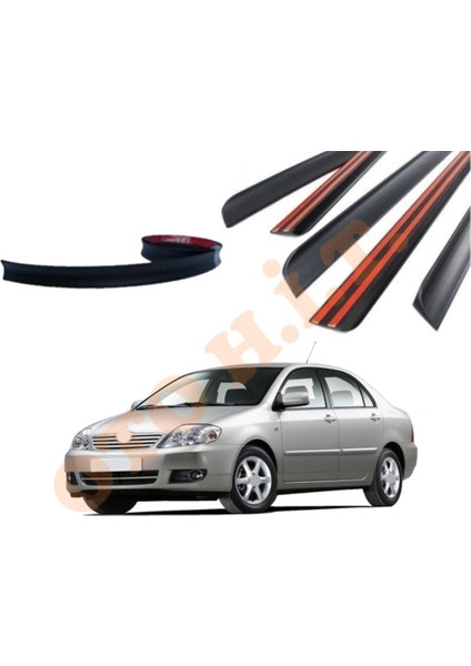 Toyota Corolla 02-06 Uyumlu Bagaj Üstü Spoiler Mat Siyah fiyatları