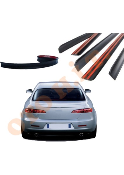 Alfa Romeo 159 Uyumlu Bagaj Üstü Spoiler Mat Siyah fiyatları