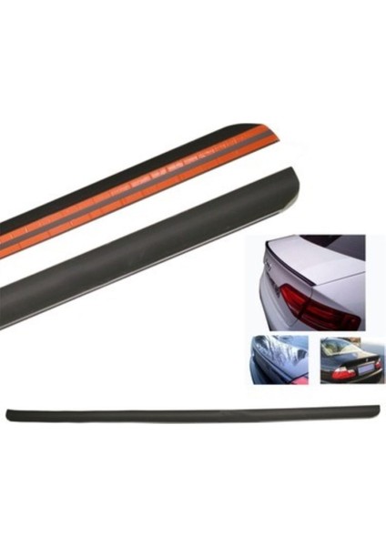 Opel Vectra C Uyumlu Bagaj Üstü Spoiler Mat Siyah