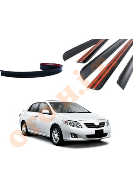 Toyota Corolla 06-12 Uyumlu Bagaj Üstü Spoiler Mat Siyah fiyatları