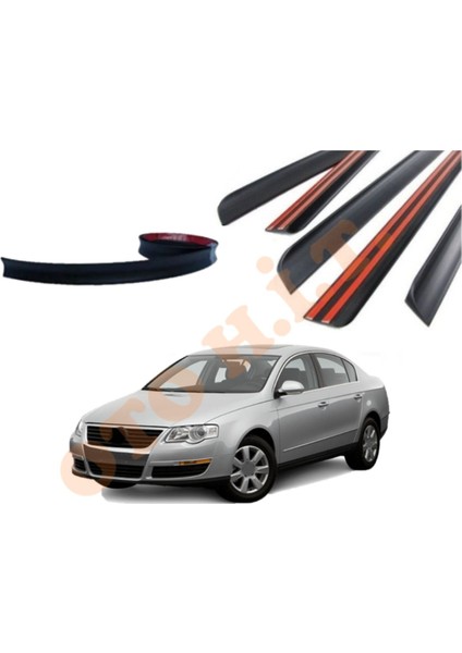 Volkswagen Passat B6 Uyumlu Bagaj Üstü Spoiler Mat Siyah fiyatları