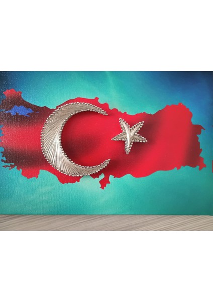 Türk Bayrağı ve Türk Haritası