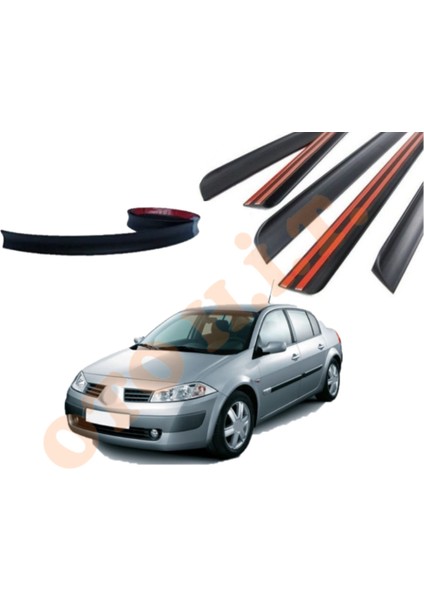 Renault Megane 2 Uyumlu Bagaj Üstü Spoiler Mat Siyah Uyumlu fiyatları