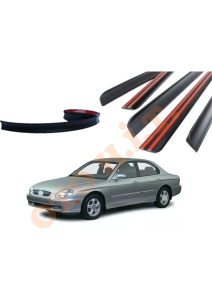 Hyundai Sonata 99-01 Uyumlu Bagaj Üstü Spoiler Mat Siyah fiyatları