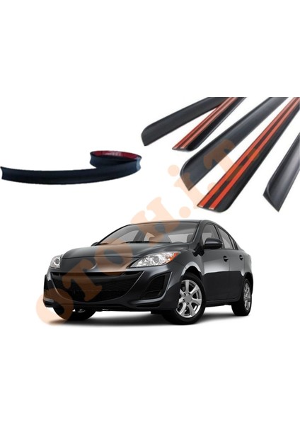 Mazda 3 14-18 Uyumlu Bagaj Üstü Spoiler Mat Siyah fiyatları
