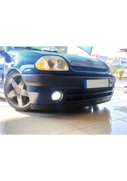 Renault Clio 2 Makyajsız Uyumlu Body Kit Ön Tampon Eki Kırılmaz Yumuşak Lip Mat Siyah