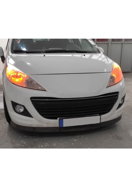 Peugeot 207 Uyumlu Body Kit Ön Tampon Eki Kırılmaz Yumuşak Lip Mat Siyah fiyatları