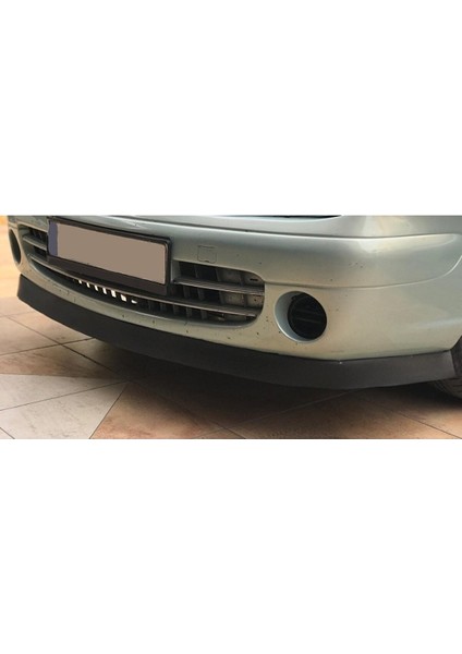 Oto h.i.t. Alfa Romeo 156 Uyumlu Body Kit Ön Tampon Eki Kırılmaz Yumuşak Lip Mat Siyah