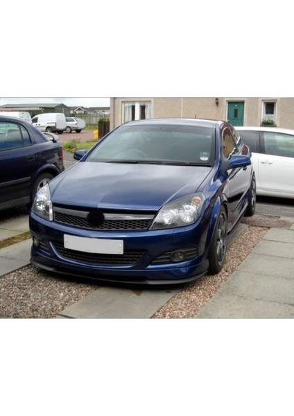 Opel Astra H Uyumlu Ön Tampon Eki Cupra Lip Mat Siyah Body Kit