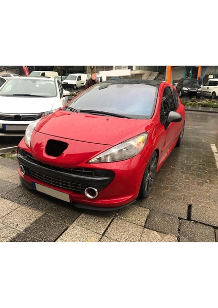 Peugeot 207 Uyumlu Ön Tampon Eki Cupra Lip Mat Siyah Body Kit fiyatları