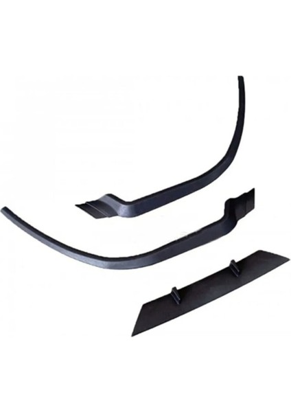 Seat Leon Mk2 Uyumlu Ön Tampon Eki Cupra Lip Mat Siyah Body Kit fırsatları
