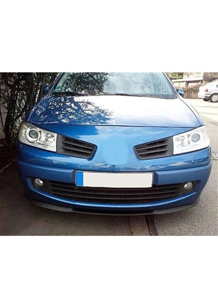 Renault Megane 2 Uyumlu Ön Tampon Eki Cupra Lip Mat Siyah Body Kit