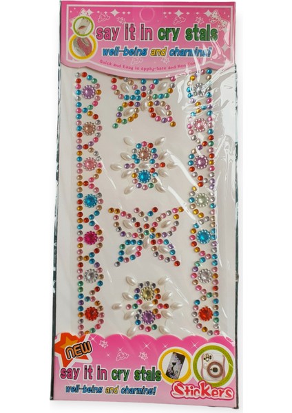 1786 Dekoratif Taşlı Sticker