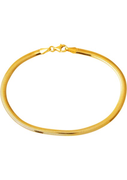 22 Ayar 3 Mm. Balıksırtı Altın Bileklik