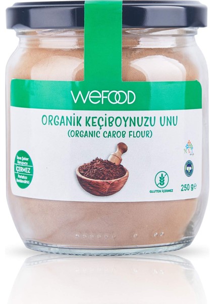 Organik x 2 Adet Glutensiz Keçiboynuzu Unu 250 gr