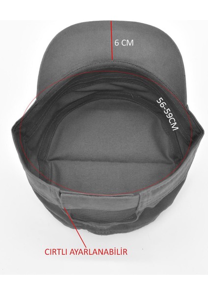 Erkek Fidel Castro Şapka 2li Kep Rozet Detaylı Kasket - Siyah/lacivert modelleri