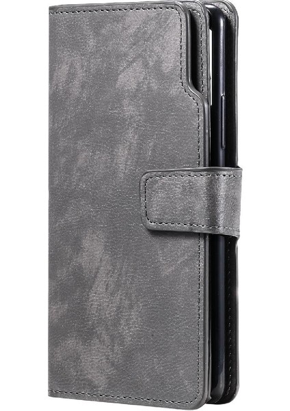 Samsung Galaxy Case 5g Kickstand Cüzdan 9 Kart Yuvaları Pu Deri Kılıf (Yurt Dışından)