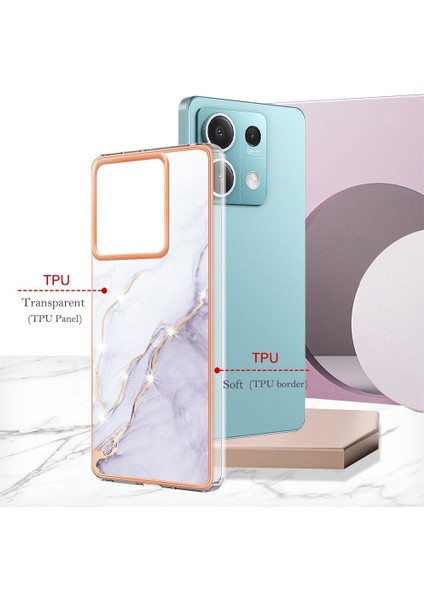 Redmi Için Not 13 5g Ince Tpu Yumuşak Tampon Mermer Desen (Yurt Dışından) indirimleri