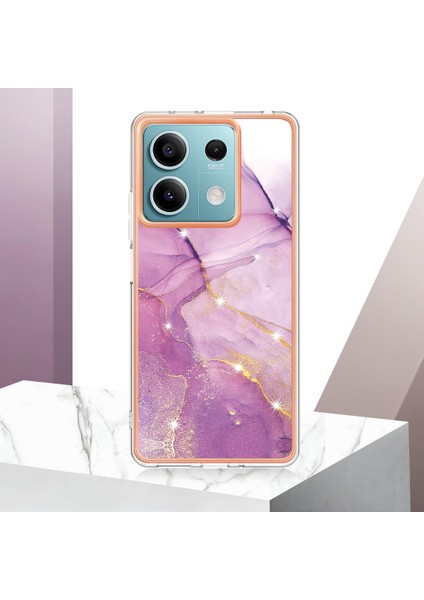 Redmi Için Not 13 5g Ince Tpu Yumuşak Tampon Mermer Desen (Yurt Dışından) modelleri