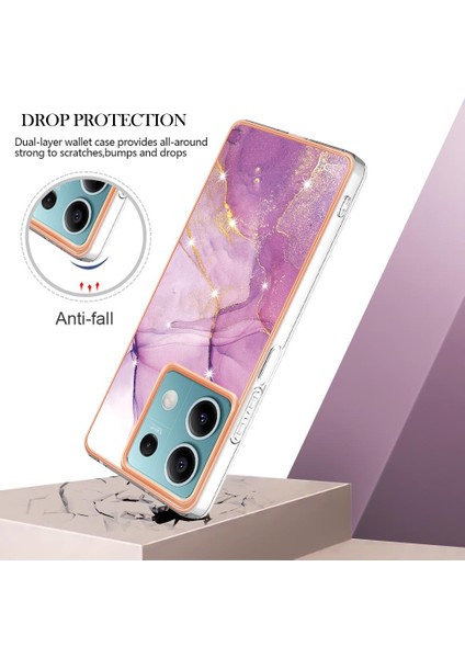 Redmi Için Not 13 5g Ince Tpu Yumuşak Tampon Mermer Desen (Yurt Dışından) indirimleri