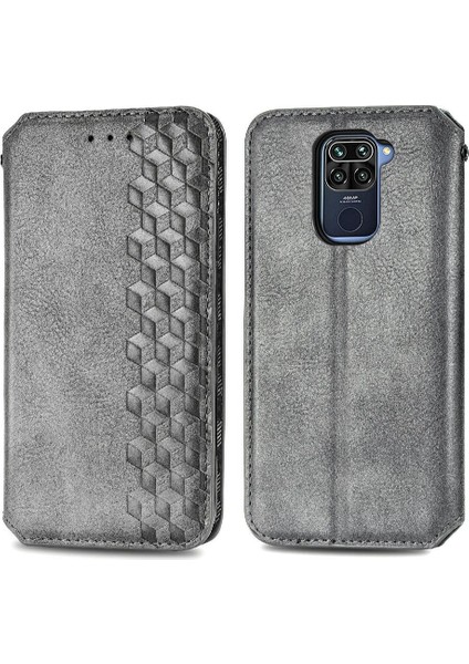 Xıaomı Redmi Not 9 Için Kılıf Moda Tasarım Kapak Çevirin Cüzdan Fonksiyonu (Yurt Dışından)