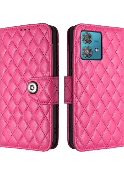 Motorola Kenar 40 Neo Kart Tutucu Cüzdan Kapak Bilek Şeridi Şık (Yurt Dışından)