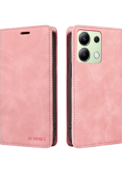 Redmi Için Not 13 4g Pu Deri Manyetik Folio Cüzdan (Yurt Dışından)