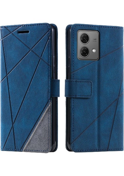 Motorola Moto G84 5g Manyetik Kart Tutucu Kickstand Pu Deri Kılıf (Yurt Dışından)