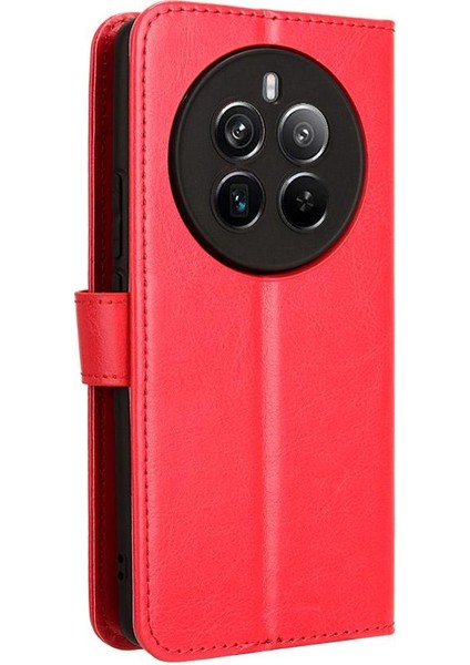 Realme 12 /realme 12 Artı Cüzdan Kapak Çevirin Kart Tutucu (Yurt Dışından)