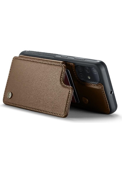 Samsung Galaxy A51 4g Ince Darbeye Vaka Kart Pu Için Caseme Cüzdan Kılıf (Yurt Dışından) modelleri