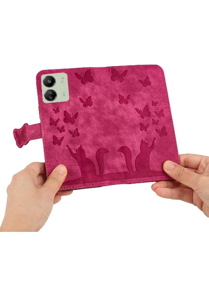 Poco C65 Flip Folio Tutucu Kapak Kart Cep Cüzdan (Yurt Dışından) modelleri