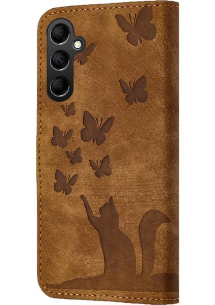 Samsung Galaxy A14 4g/5g Flip Folio Kart Cep Tutucu Kapak (Yurt Dışından)