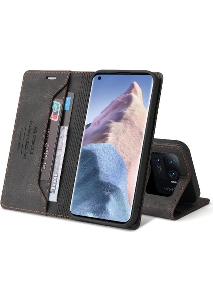 Xiaomi 11 Için Kılıf Ultra Iki Kart Yuvaları Premium Deri Premium Deri (Yurt Dışından)