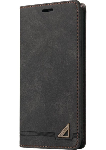 Redmi Için 12 4g/5g Iki Kart Yuvaları Premium Deri Kickstand (Yurt Dışından)