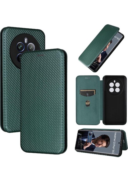 Realme 12 Pro/realme 12 Pro Artı Kart Tutucu Kickstand ile Kılıf (Yurt Dışından) fiyatları