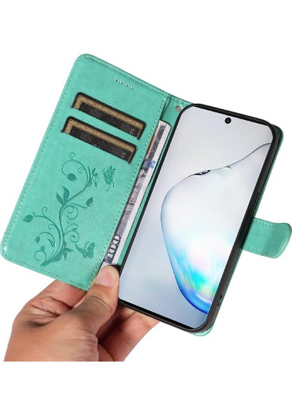 El Kayışı ile Samsung Galaxy Not 10 Için Kılıf Cüzdan Telefon Kılıfı Kabartmalı (Yurt Dışından) indirimleri